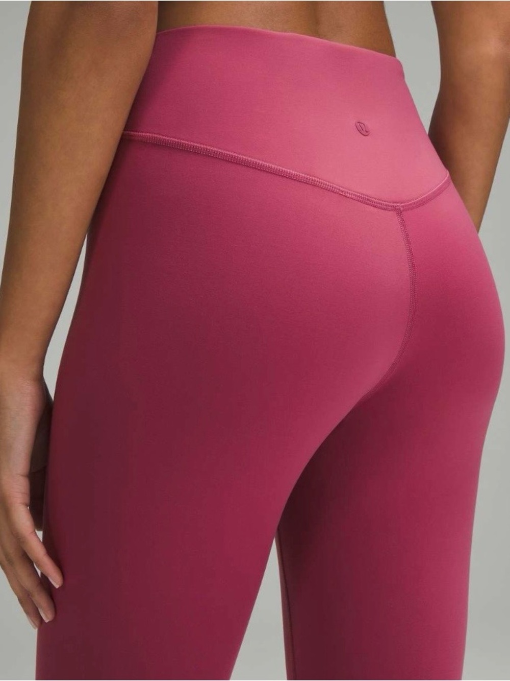 Lululemon NWT Wunder Under SmoothCover High Rise Tights 25” Washed Mauve size 6